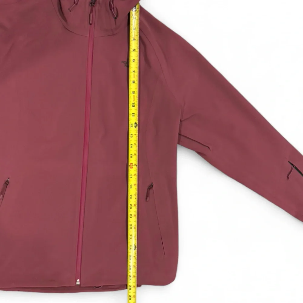 The North Face Apex Flex GORE-TEX All Weather Jacket Women's XL Maroon Like New - Picture 8 of 16